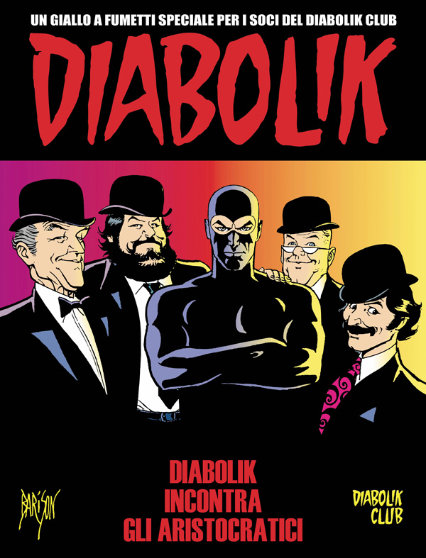 Copertina Diabolik incontra gli aristocratici