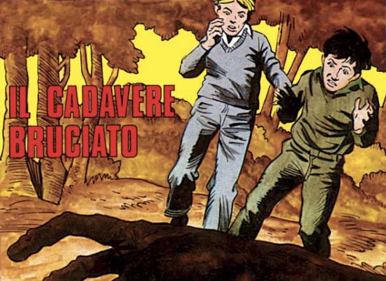 Il cadavere bruciato