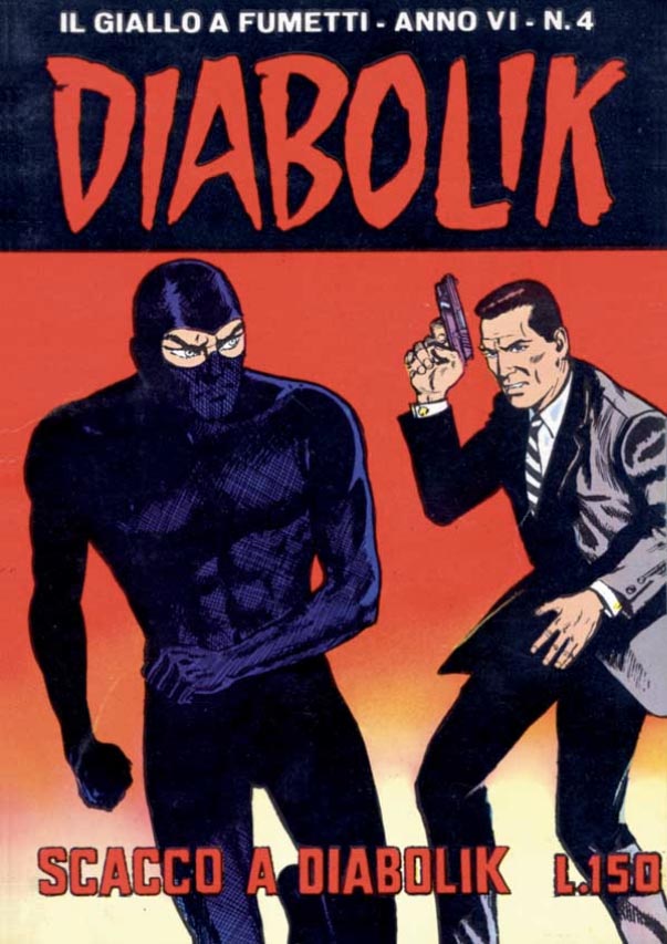 Copertina Scacco a Diabolik