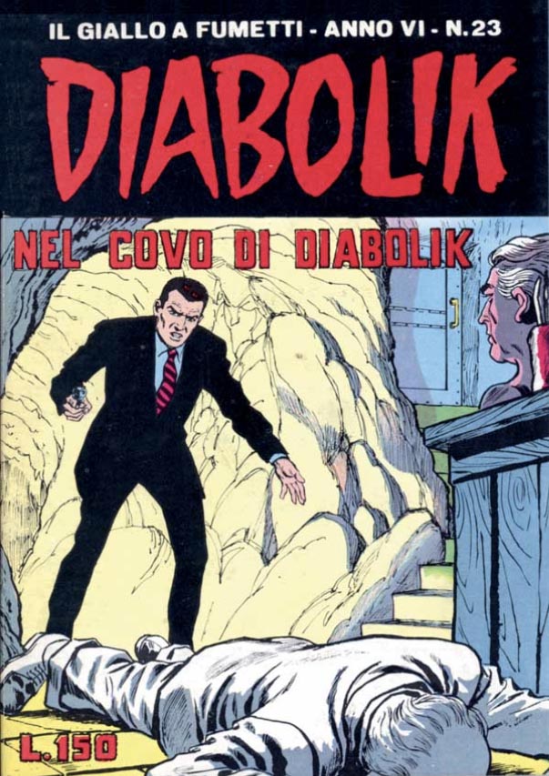 Copertina Nel covo di Diabolik