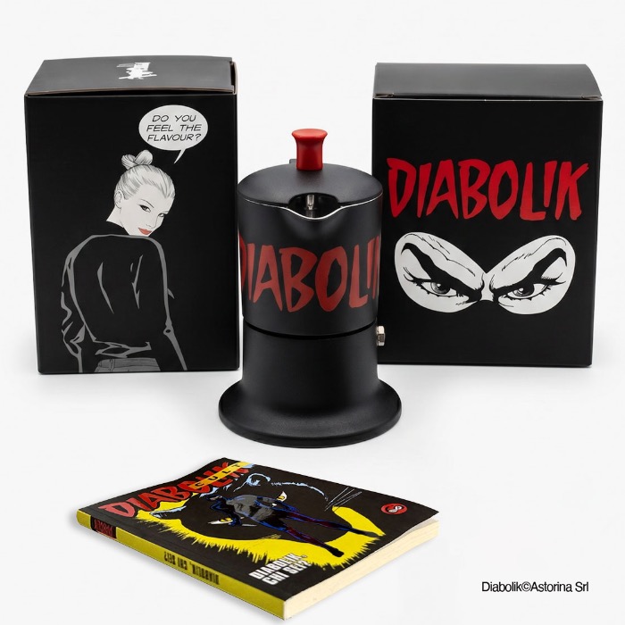 1 - Caffettiera Diabolik logo - special edition